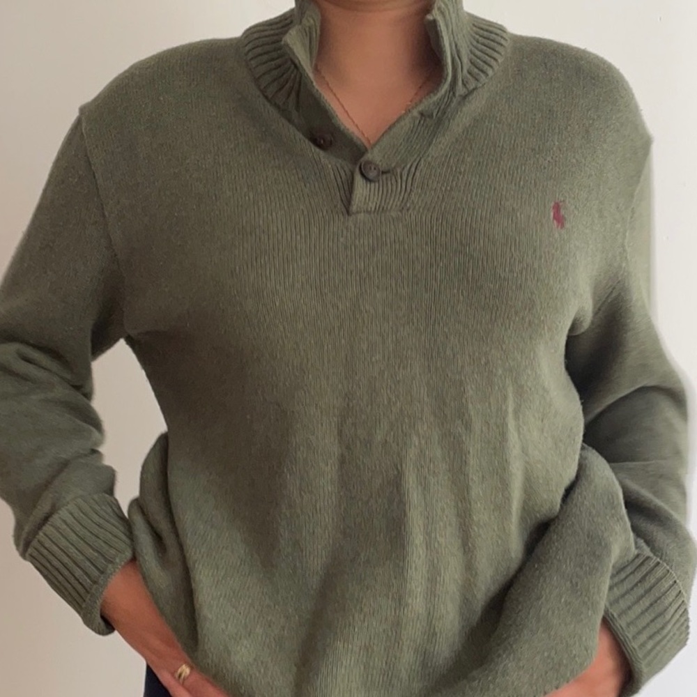 Vintage Polo by Ralph Lauren Half Button Sweater